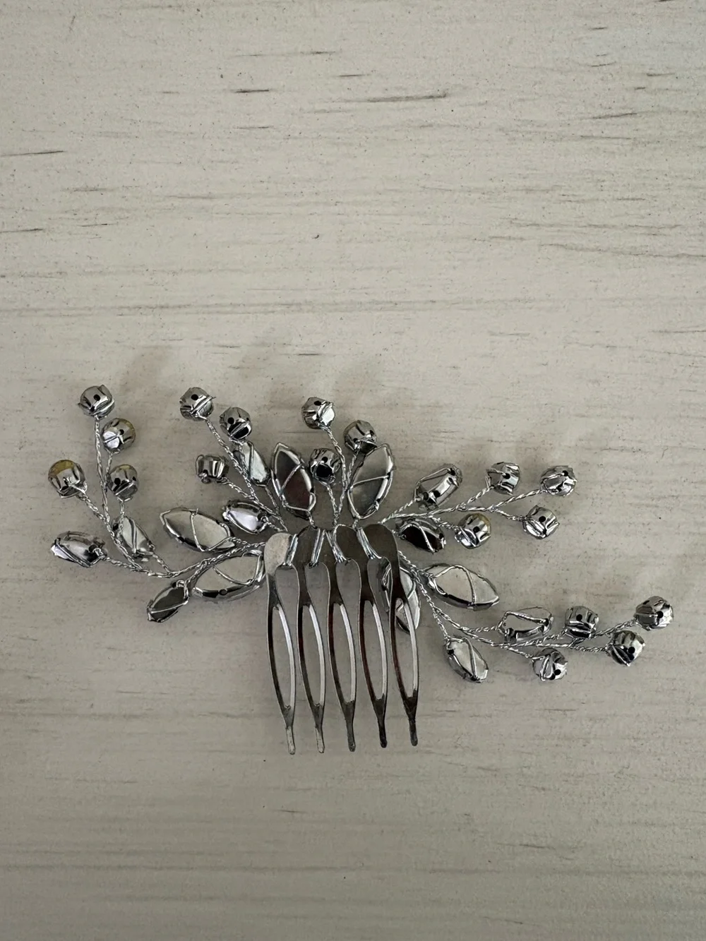 Crystal Floral Hair Comb